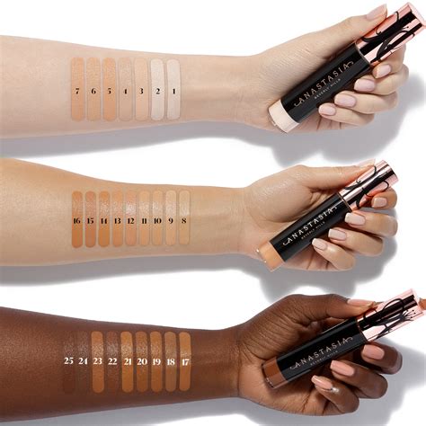 Anastasia beverly hills magic touch concealed swatches